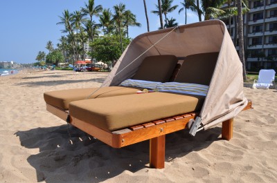 Custom Wood Beach Cabana