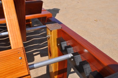 Wood Cabana - Close Up View